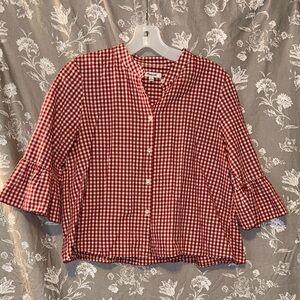Madewell Gingham Button Down Shirt